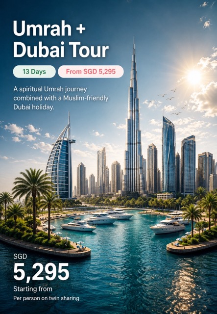 Umrah + Dubai Tour Packages